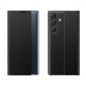 Etui pokrowiec na Samsung Galaxy S25 Edge z klapką podstawką New Sleep Case - czarne