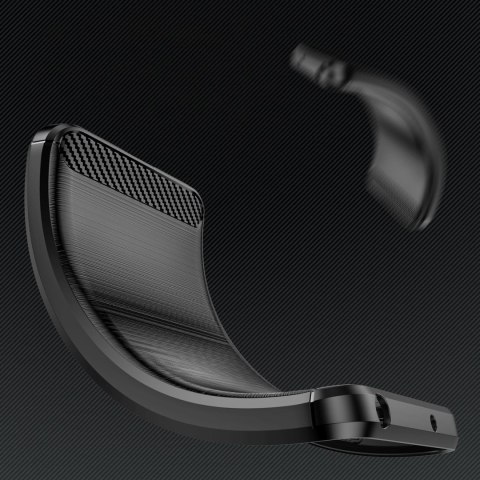Etui pokrowiec plecki na iPhone 17 Air Carbon Case - czarne