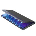 Etui pokrowiec z klapką podstawką na iPhone 16e New Sleep Case - czarny