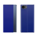 Etui pokrowiec z klapką podstawką na iPhone 16e New Sleep Case - niebieski