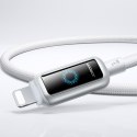 Kabel przewód USB-A - iPhone Lightning 3A 1.2m - biały