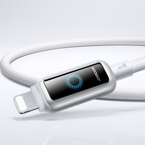Kabel przewód USB-A - iPhone Lightning 3A 1.2m - biały