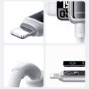 Kabel przewód USB-A - iPhone Lightning 3A 1.2m - biały