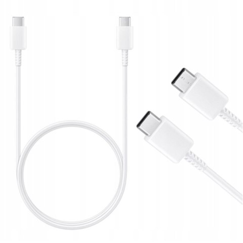 Kabel przewód USB-C Samsung EP-DA905BWE 3A 1m - biały