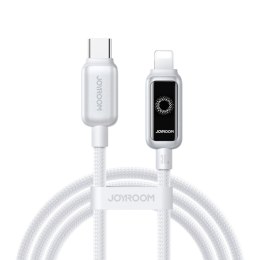 Kabel przewód USB-C - iPhone Lightning 30W 1.2m - biały