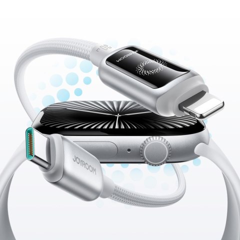 Kabel przewód USB-C - iPhone Lightning 30W 1.2m - biały