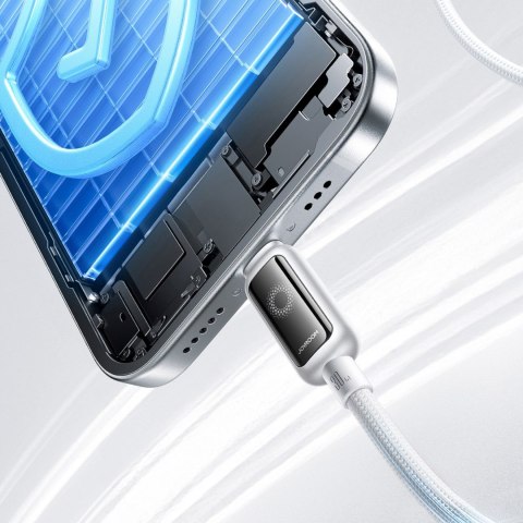 Kabel przewód USB-C - iPhone Lightning 30W 1.2m - biały