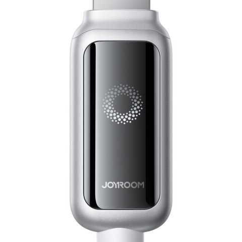 Kabel przewód w oplocie USB-C 100W 1.2m - biały