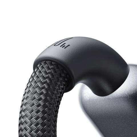 Kabel przewód w oplocie USB-C 100W 1.2m - czarny