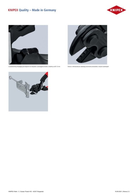 SZCZYPCE TNĄCE PRZEGUBOWE COBOLT 200MM KNIPEX