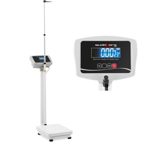 Waga kolumnowa ze wzrostomierzem 30 x 40 cm 2 m 200 kg / 0.1 kg