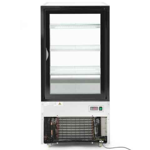 Witryna chłodnicza przeszklona ekspozycyjna 3 półki 300 l 480 W