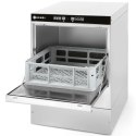 Zmywarka barowa do szkła szklanek + dozownik + pompa kosz 40x40cm 230V 3 PROGRAMY