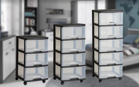 Curver Regał Do Przechowywania Czarny 100l