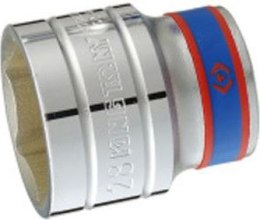 NASADKA KRÓTKA 6-KĄTNA CHROMOWANA 1/2'' 7MM*38MM KING TONY