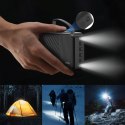 Powerbank K11 Max 30000mAh z wbudowanymi kablami - czarny