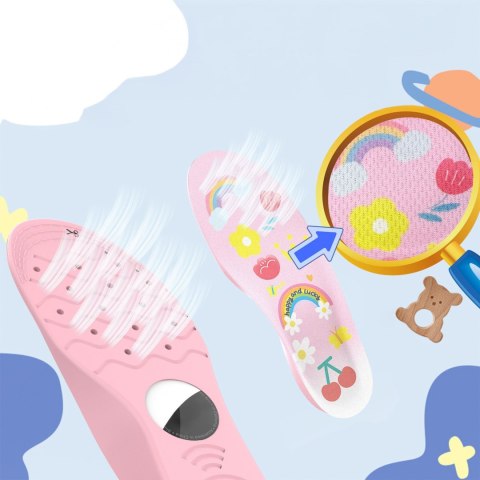 Wkładki do butów z miejscem na lokalizator AirTag 155-170mm - różowe