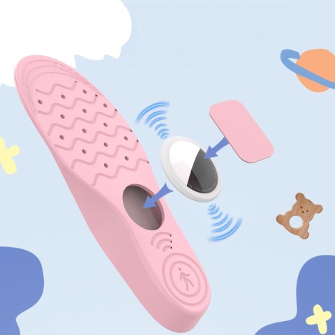 Wkładki do butów z miejscem na lokalizator AirTag 175-190mm - różowe