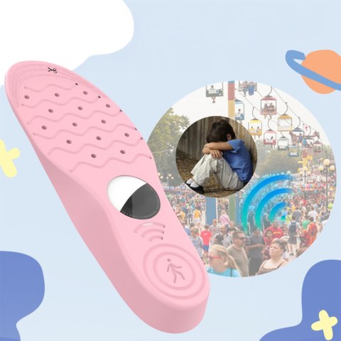 Wkładki do butów z miejscem na lokalizator AirTag 175-190mm - różowe