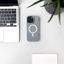 Etui brokatowe na iPhone 17 MagSafe Glitter Case - półprzezroczyste