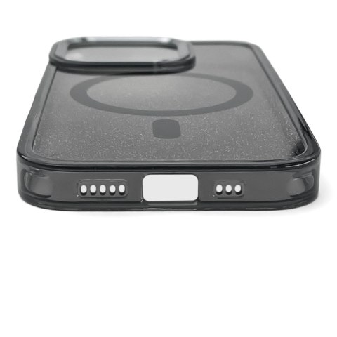 Etui brokatowe na iPhone 17 Pro Max MagSafe Glitter Case - czarne