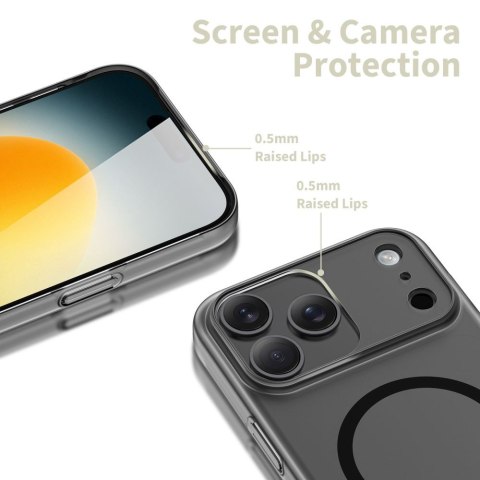Etui case plecki na iPhone 17 Pro MagSafe MagSlim - czarny mat