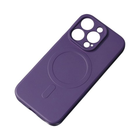 Etui ochronne plecki na Samsung Galaxy A36 5G MagSafe Silicone Case - fioletowe