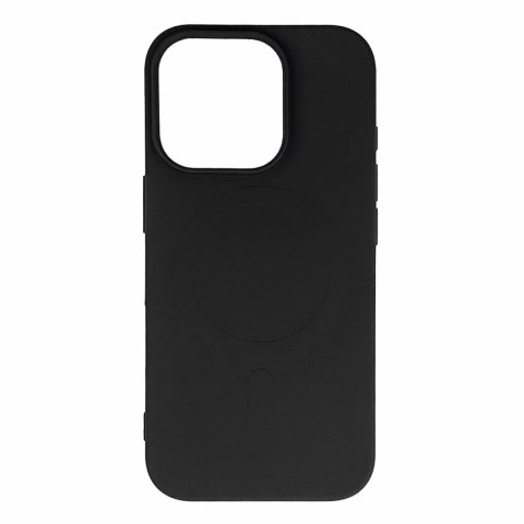 Etui plecki silikonowe na iPhone 17 Pro MagSafe Liquid Silicone Case - czarne
