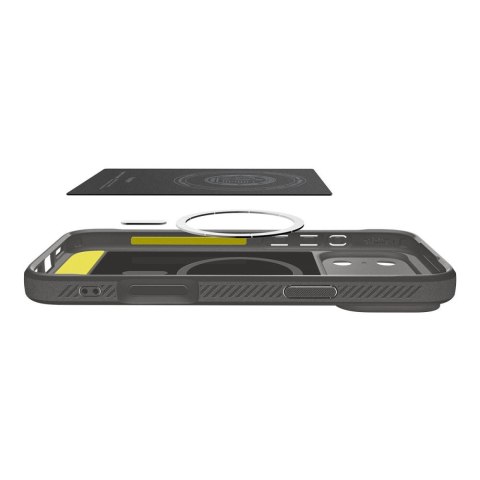 Etui pokrowiec na iPhone 17 Pro MagSafe Rugged Armor Mag - szare