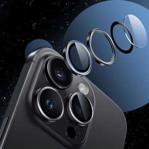 Osłona apartu kamery na iPhone 17 Camalloy Fit+ - czarna