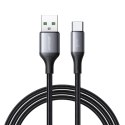 Kabel przewód USB-A - USB-C 3A 2m - czarny