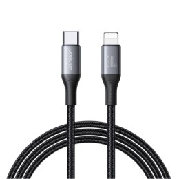 Kabel przewód USB-C - iPhone Lightning 30W 2m - czarny