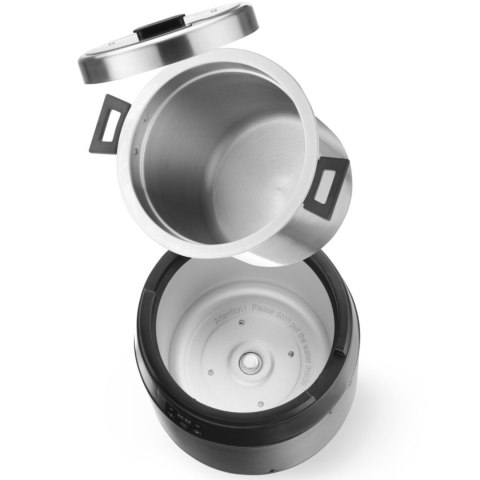 Kociołek termos do zupy elektryczny WATERLESS 10 l 450 W - czarny