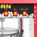 Maszyna urządzenie do prażenia popcornu retro 1500 W 5 kg/h - czerwona