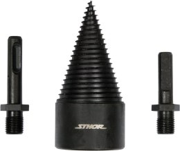 KOMPLET WIERTEŁ DO ROZŁUPYWANIA DREWNA 45MM 3SZT. STHOR