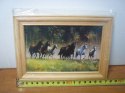 Obraz w drewnianej ramie 10/15 - konie