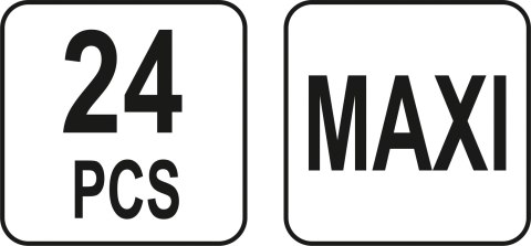 ZESTAW 24 BEZPIECZNIKÓW PŁYTKOWYCH MAXI YATO