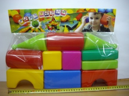 Klocki dmuchane 11elem.