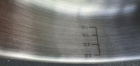 Patelnia rondel stal z pokrywką grube dno 24cm 2,8l CONSUS | 007M