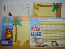Plan lekcji 5szt. A4-KARTON
