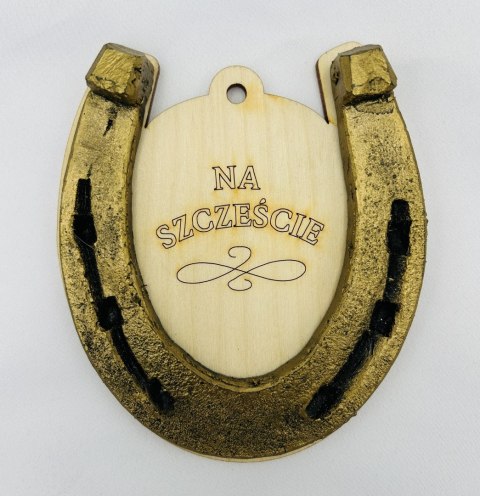 Podkowa na sklejce - duża 6351 - 11,5 x 12 cm nr 25