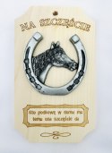 Podkowa na szczęście ''5'' 9,5x16cm