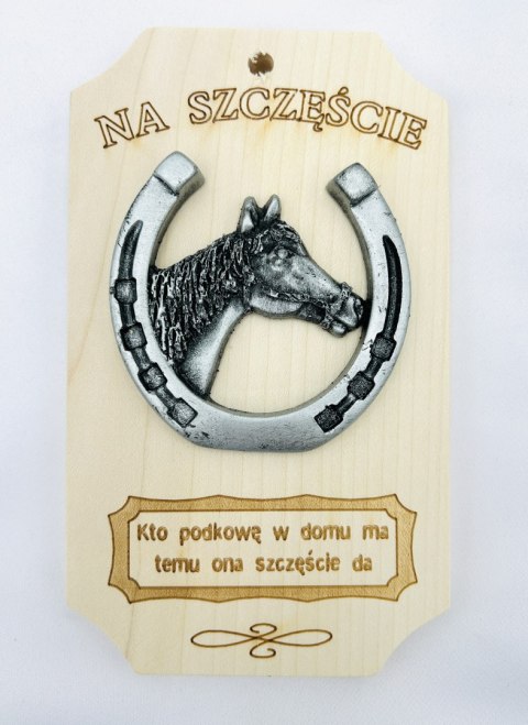 Podkowa na szczęście ''5'' 9,5x16cm