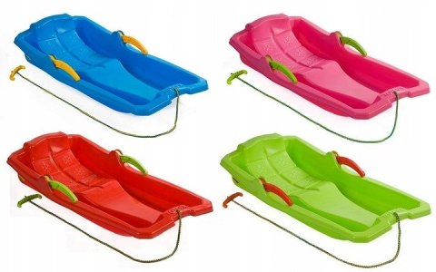 Sanki plastik + hamulec i sznurek ślizg KAROL