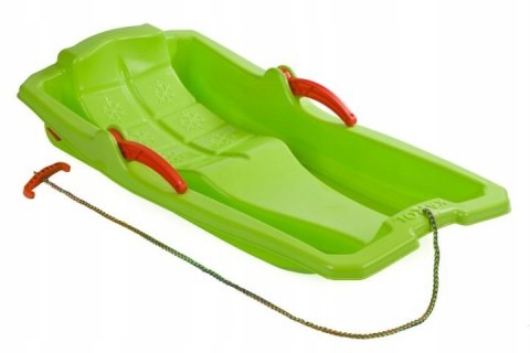 Sanki plastik + hamulec i sznurek ślizg KAROL