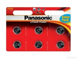 Bateria litowa Panasonic CR2032 3V - Blister 6 szt