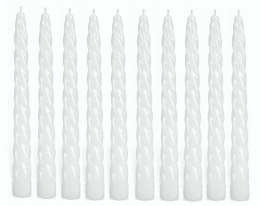 Świeca fortepianowa 10szt. kręcona długa | SF-011