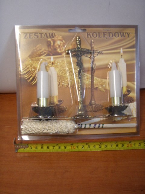 Zestaw kolędowy + kropidło na blistrze