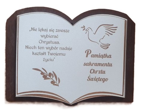 Książeczka ozdobna CHRZEST 20 x 15,5 cm P705