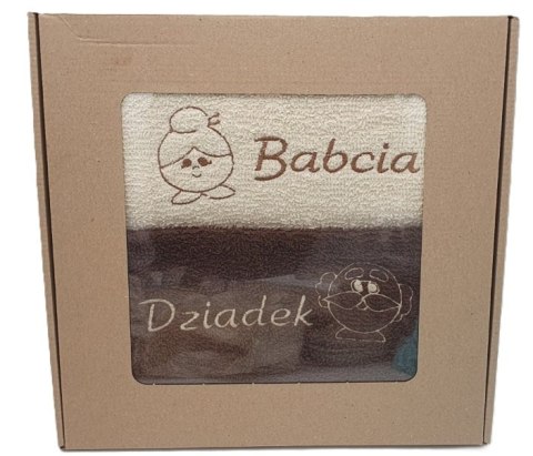 Ręcznik haftowany 50 x 100 cm 2szt. w pudełku dla Babci / Dziadka